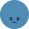 Emoticon de Tristeza - Seleccionar para indicar que sientes esta emoción